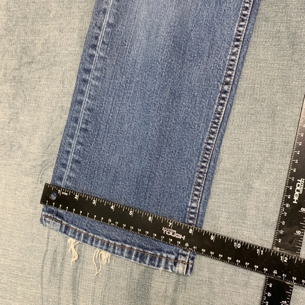 Levi's 559 Jeans Mens 33x30 Blue Denim Frayed Hem Comfort Relaxed Fit Outdoor